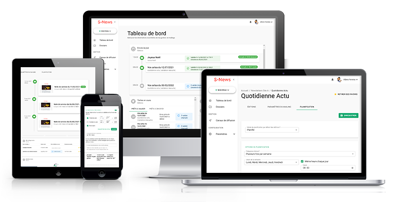 S-News outil de gestion de newsletters