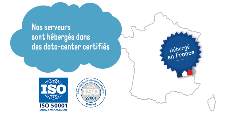 Hébergement souverain : vos données sont hébergées en France