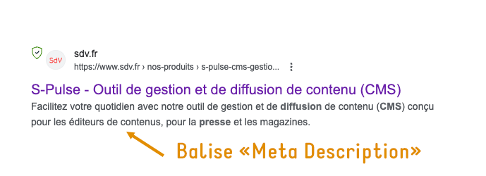 L'affichage des Meta-Description dans la SERP de google