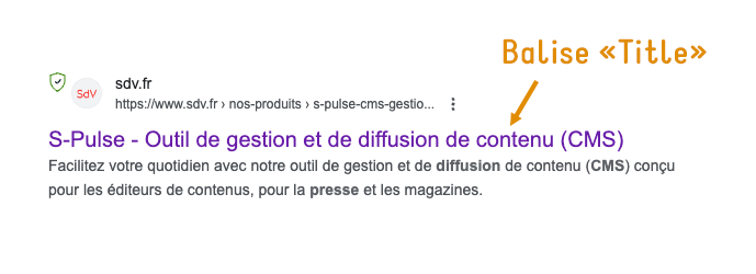 L'affichage des Meta-title dans la SERP de google